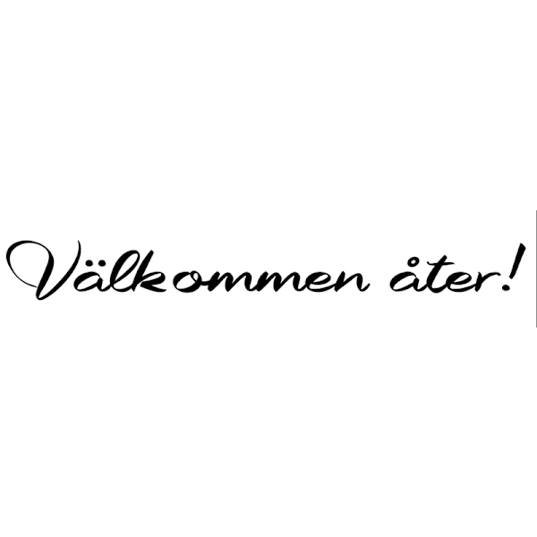 Väggord - Välkommen åter!