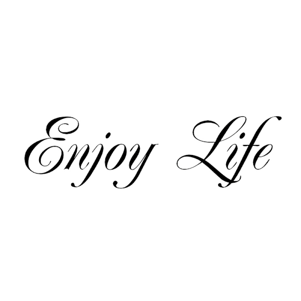 Väggord - Enjoy Life