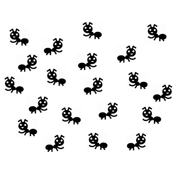 Väggord Väggdekor 20st Myror