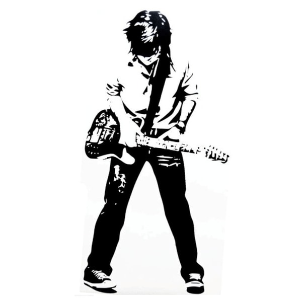 Väggdekor - Gitarrspelare