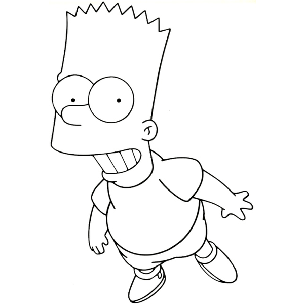 Väggdekor - Bart Simpsons