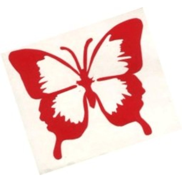 Väggdekor - 12st Rosröd Fjärilar