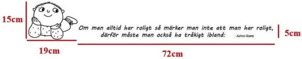 Väggord - Om man alltid har roligt...