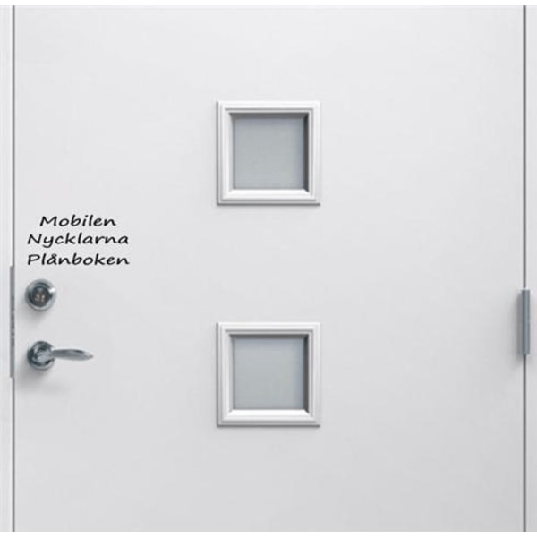 Väggord - Mobilen Nycklarna Plånboken