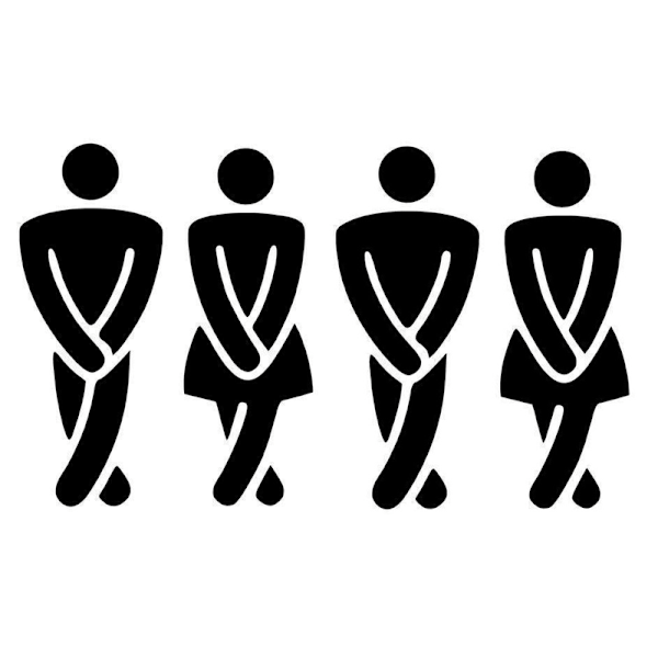 2-pack Väggdekor - Toalett WC Toa