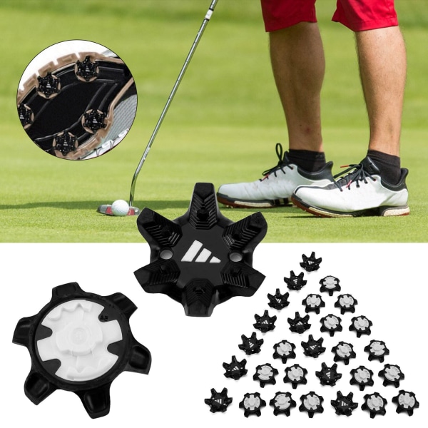 10 STK Forskjellige golfsko Spikes Fast Twist Studs Klosser For Golf Spikes Erstatning