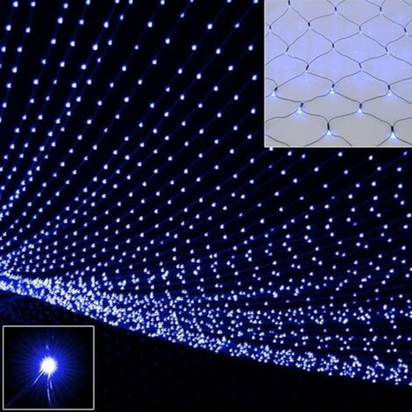 Net Light Garland, 96 LED Net Lights 1,5 M X 1,5 M 8 vedenpitävää energiatilaa, himmennettävissä makuuhuoneen jouluhääjuhliin Home Gard