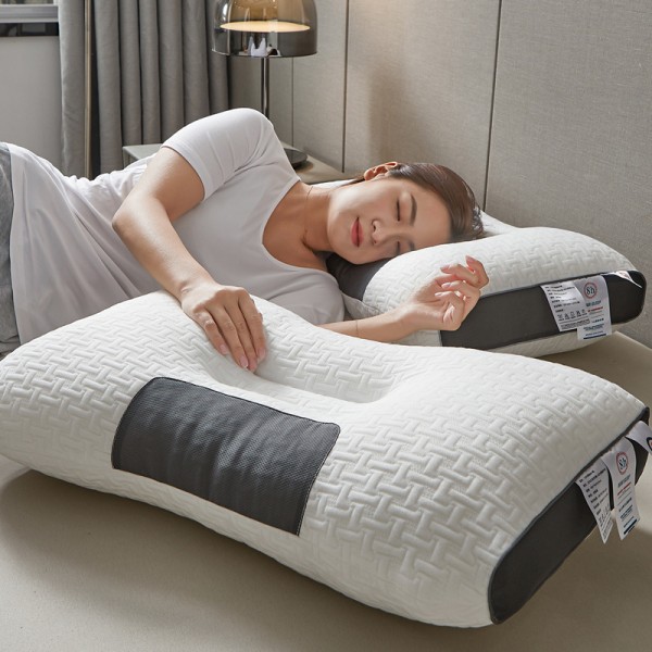 1 st mjuk anti-kollaps kudde kärna halskota stöd sömn extra massage kudde vuxen sovsal enkel skiljevägg 48*74cm SAP kudde