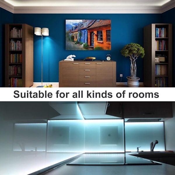 5m LED-strip 12V Flexibel Neon LED-strip Vattentät IP65 120 LED/m för Inomhus/Utomhus Dekoration (Strömadapter Ingår Inte) - Blå
