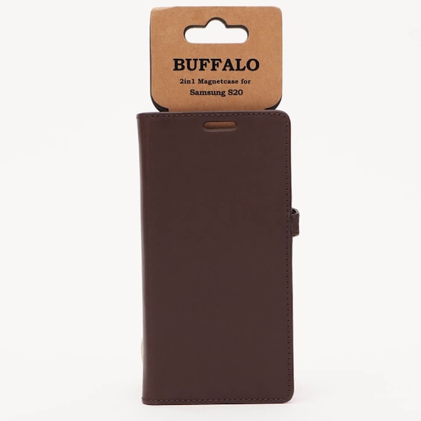 Buffalo Samsung Galaxy S20 Kotelo 2in1 Aitoa Nahkaa Ruskea 100