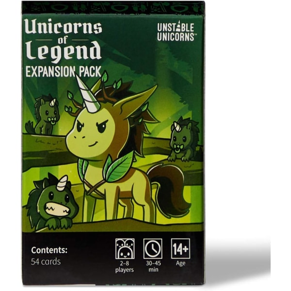 TeeTurtle | Korttipeli | Ikärajat 8+ | 2-8 pelaajaa | 30-45 minuuttia peliaikaa Unicorns of Legend Expansion