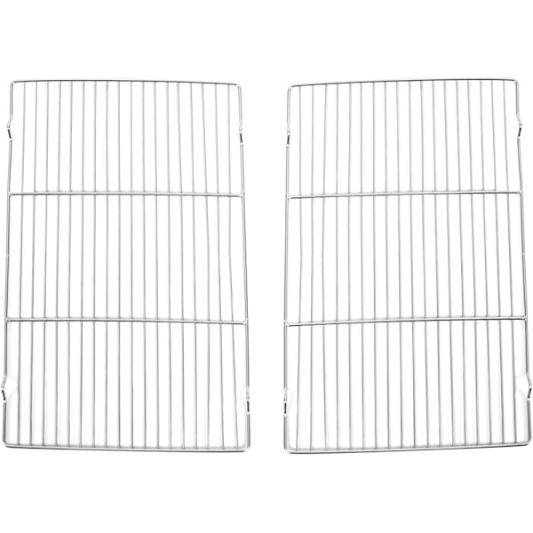 Bakplate Stativ Sett med 2, Grillstativ for Risting og Tørking, Rektangulær 45X29Cm, Ovn- og Oppvaskmaskinsikker