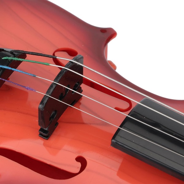 Premium violinmusikinstrument för nybörjare, violinleksak för barn, utvecklar musikalisk talang, pedagogisk gåva för åldrarna 3-6 år Ljusbrun