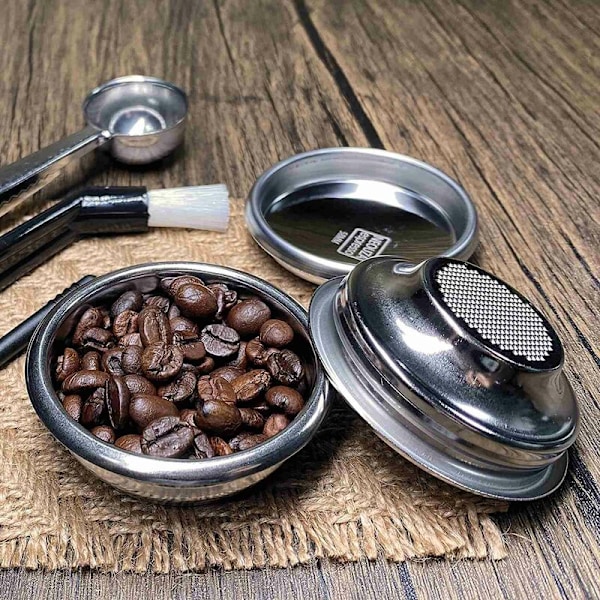 58 mm:n suodatinkori pohjattomalle espressokahvan suodattimelle, Breville 9:lle, Nuovalle, La Marzoccolle, E61 Gemilai -kahvinkeittimelle