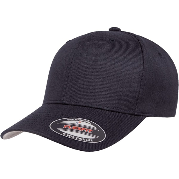 Flexfit By Yupoong Ullblandad Baseballkeps S/M Mörk Marinblå S/M Dark Navy