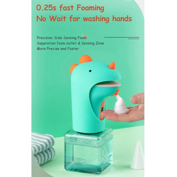 Automatisk sæbedispenser Hand Touch Sæbedispenser til børn Søde sæbedispensere til badeværelsesbordpladen A