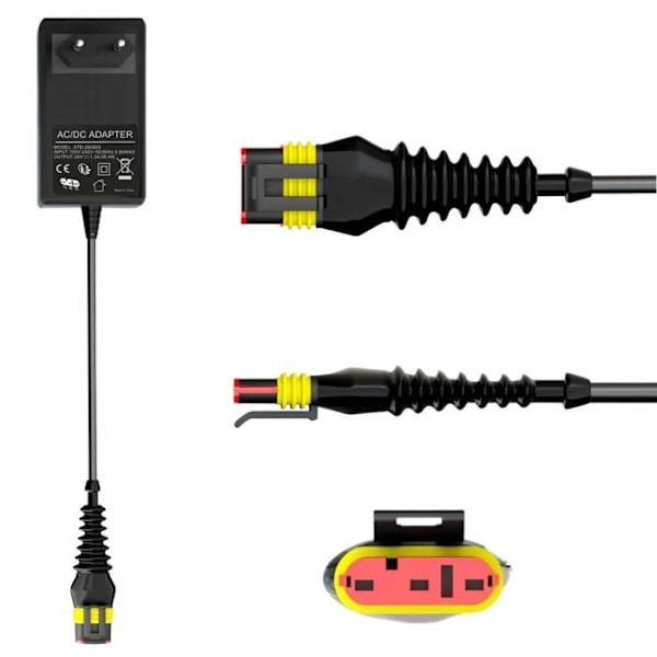 Laddare för Batteri 28V - Husqvarna - Automower 105/310/315X - Universell - Elektrisk - Svart