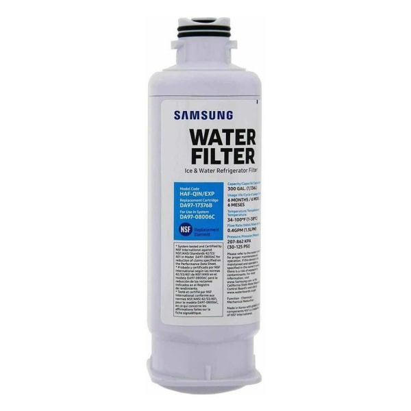 1/3/6 STK Samsung DA97-17376B DA97-08006C HAF-QIN vannfilter for kjøleskap 3 st