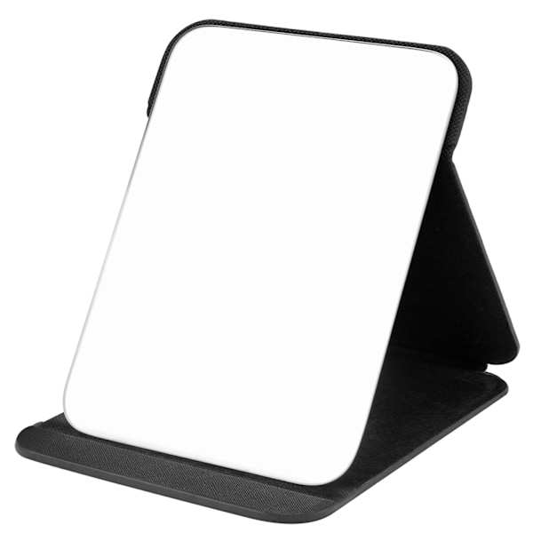 20x15cm Kannettava Taitettava Peili, Ultra HD Kompakti Meikkipeili, Musta PU-nahkainen Matka, Itsenäinen Meikkipöytä, Pöytälevy Taitettava musta 15*20 black