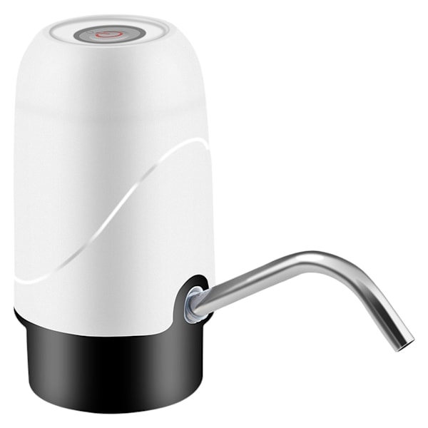 Vattenflaskpump, snabba pumpegenskaper förbättrar effektiviteten, USB-uppladdningsbar för bekväm strömförsörjning i vit kompakt design