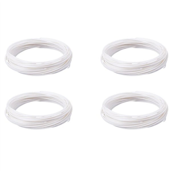 4x 3D-penna Filament 1,75mm PLA 10M (Vit PLA)