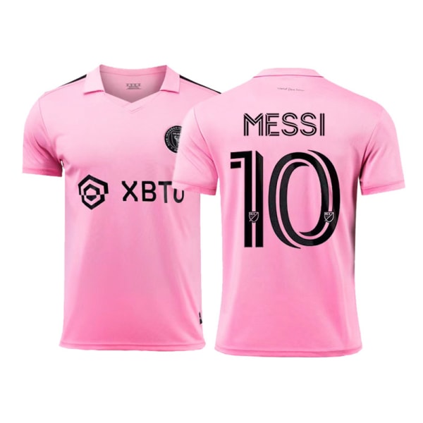 23 Miami-trøje, Argentina nr. 10 Messi-trøje, hjemme- og udebanetrøje til drenge- og pigelandshold i fodbold Miami Master Size 10 Single Top XL