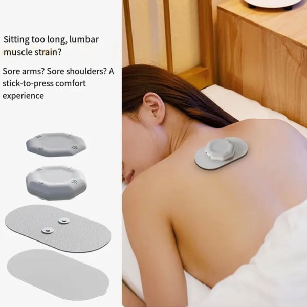 Smart massagedyna, bärbar smart avslappningsmassage för hela kroppen Vit