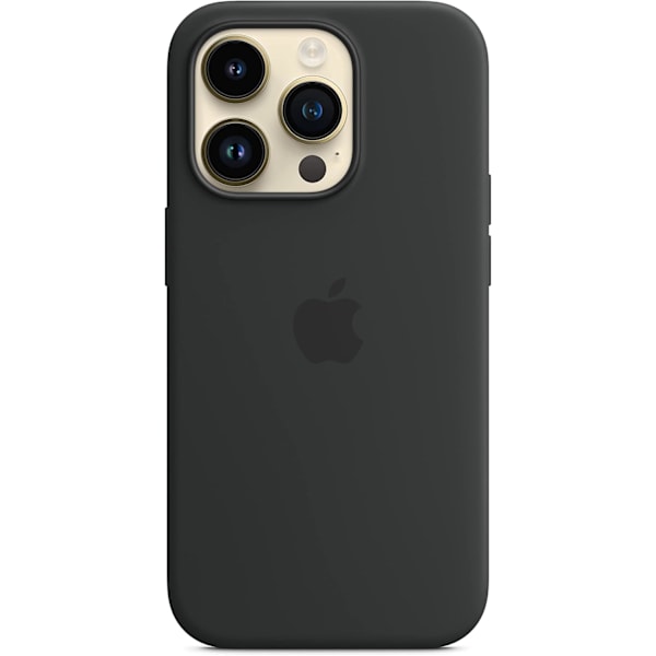 Apple - Midnattsfärgat silikonskal med MagSafe för iPhone 14 Pro