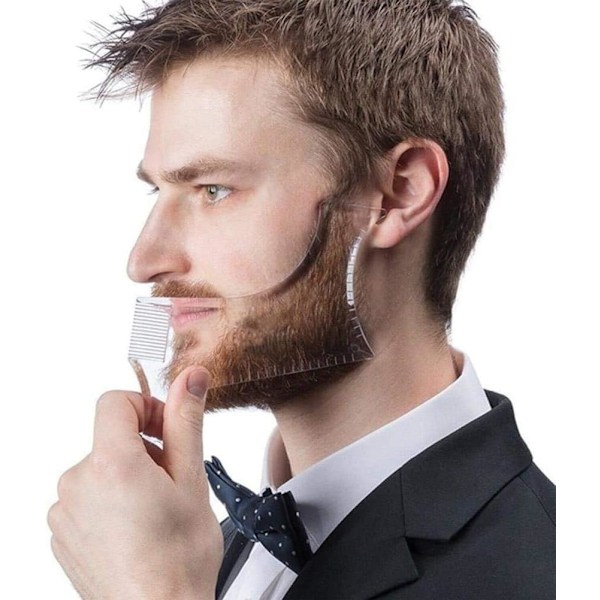 Beard Shaping Tool, Beard Template Shaping Tool och Beard Lineup Guide