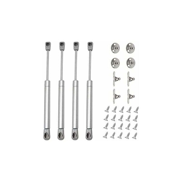 4 st Gasdämpare 80N Hydraulisk Gasfjäder Stötdämpning Möbel Skåpdörr Dörr för Skåp Bokhyllor Möbler (4, 80n)