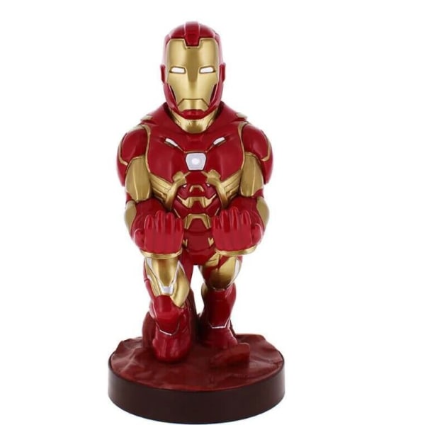 Udsøgt spil - Stilfuldt telefonstativ: Træ-inspireret Humanoid mobilstativ og spilcontrollerholder Red Iron Man