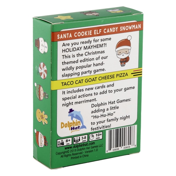 Santa Cookie Tonttu Candy Lumiukko perheen lautapeli 6-8-, 8-12-vuotiaille ja sitä vanhemmille lapsille - Hauska matkakorttipeli kaiken ikäisille lapsille TOMTECOOKALF GODIS SNÖGUBB