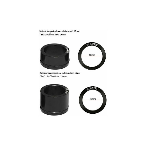 Perävaunun lisävarusteet, polkupyörän haarukkateline läpiakselipidike 5x100mm 12x100mm 15x100mm 15x110mm