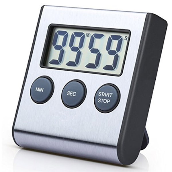 Magnetisk metalbeslag, nedtællingstimer, jernskal, timer, køleskabsmærkat, tidspåmindelse