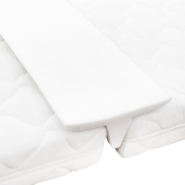 vidaXL Sängmadrassikil 25x200 cm Vit White