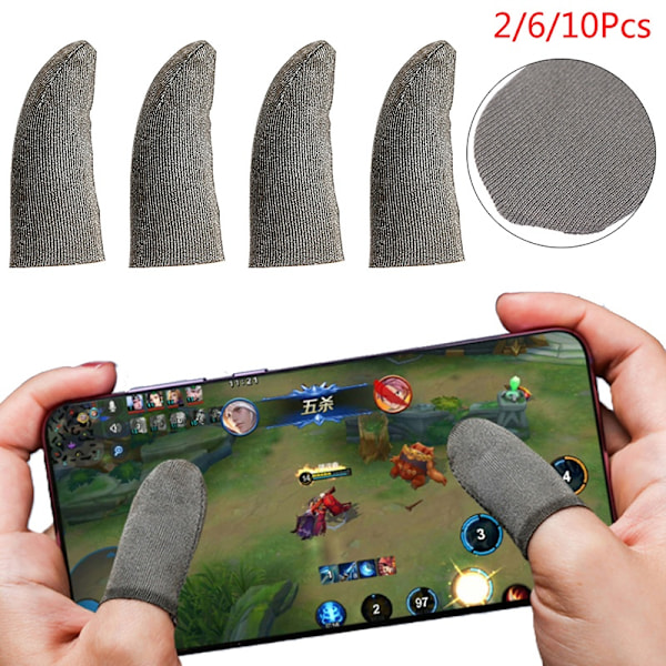 Perfekta mobila PUBG Gaming Finger Sleeves - Perfekt 10pcs