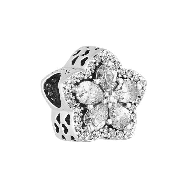 Pandora Sparkling Snowflake Pavé Charm - Sølv