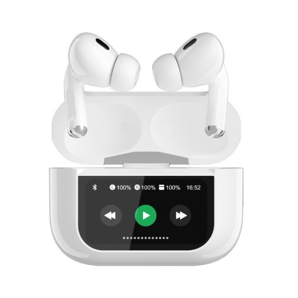 Bluetooth 5 trådlösa hörlurar med HD-ljud, trådlöst case, IPX5 vattentäta in-ear-hörlurar med mikrofon för TV, smartphone, bärbar dator och S