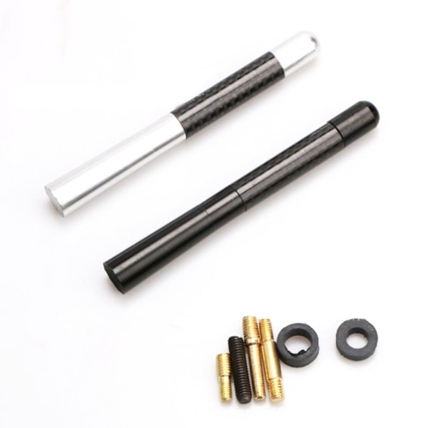 Kulfiber Kort Stubby Bilantenne Sort black