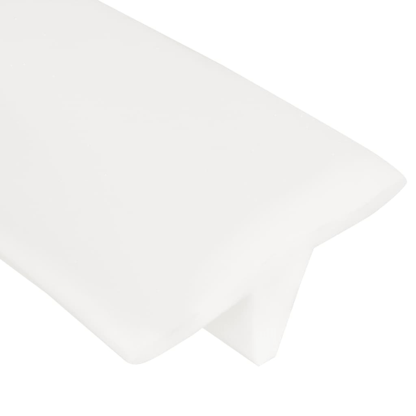 vidaXL Sängmadrassikil 25x200 cm Vit White