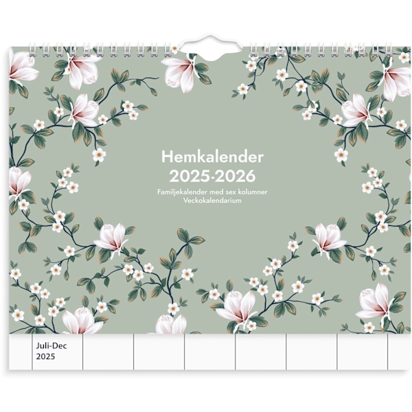 Väggkalender 25/26 Familjekalender