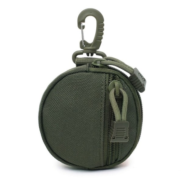 Taktisk punglomme, militær tilbehørslomme, bærbar mini-mønttaske, taljetaske med nøgleholder Military Green