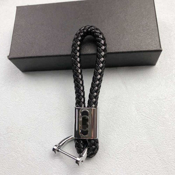 Tyylikäs käsin kudottu avaimenperä autologolla - Elegantti unisex-avaimenperä miehille ja naisille Benz