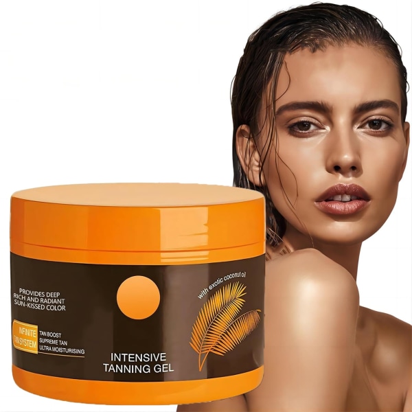 Intensive Tanning Gel, 2024 Upgrade Intensive Tanning Cream för naturlig solbränna hud, brun Intense Tanning Gel för kropp Outdoor Summar Beach Women 1 PC