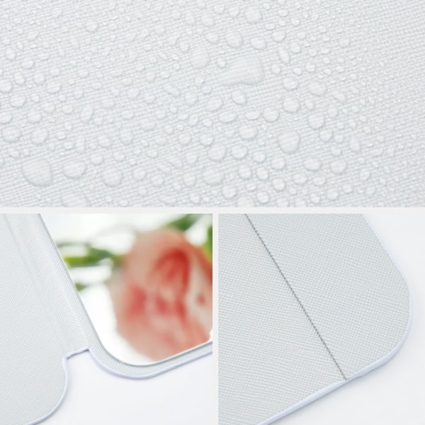20x15cm Portabel Fällbar Spegel, Super HD Kompakt Sminkspegel, Vit PU Läder Resespegel, Fristående Toalettbordsspegel, Fällbar Bordsmodell Vit 15*20 White