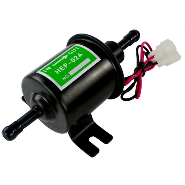 Universell 12V Kraftig Elektrisk Bränslepump Solid Metall Bensin Bränslepump Bränsle Bensin Överföringspump 12 Volt HEP-02A
