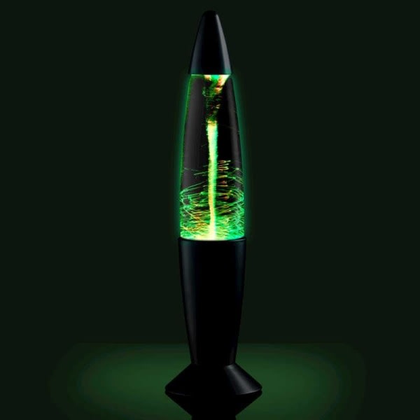 Tornado LED-lampe - Fargeskiftende - Lavalampe - 37 cm flerfarget