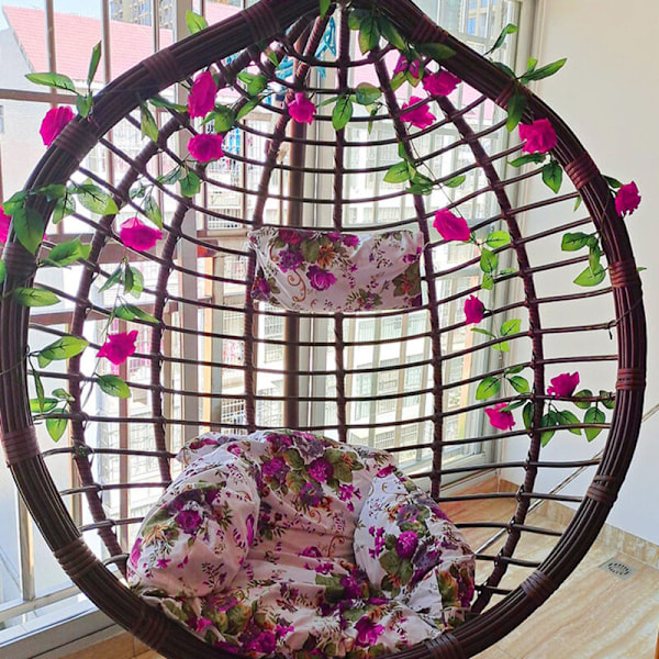 Kunstige Roseranker (230 cm), 4-pak Kunstige Blomsterranker til Bryllup Hjem Fest Have Håndværk Kunst Dekoration