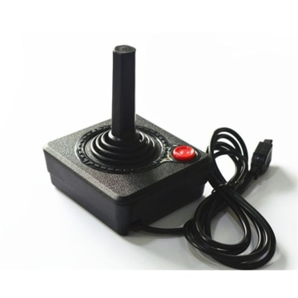 ZC Retro Classic Game Controller Gamepad Joystick for Atari 2600-konsoll, svart
