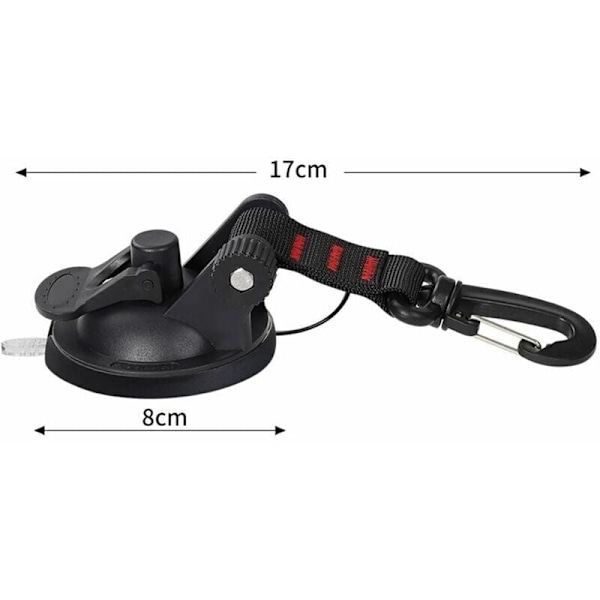 4-pack sugkoppsfästen med sugkoppsfäste för bil, camping, presenning, multifunktionella sugkoppstillbehör för tält som bilmarkis